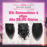 Comment poser des extensions à clips - Miami Hair Shop