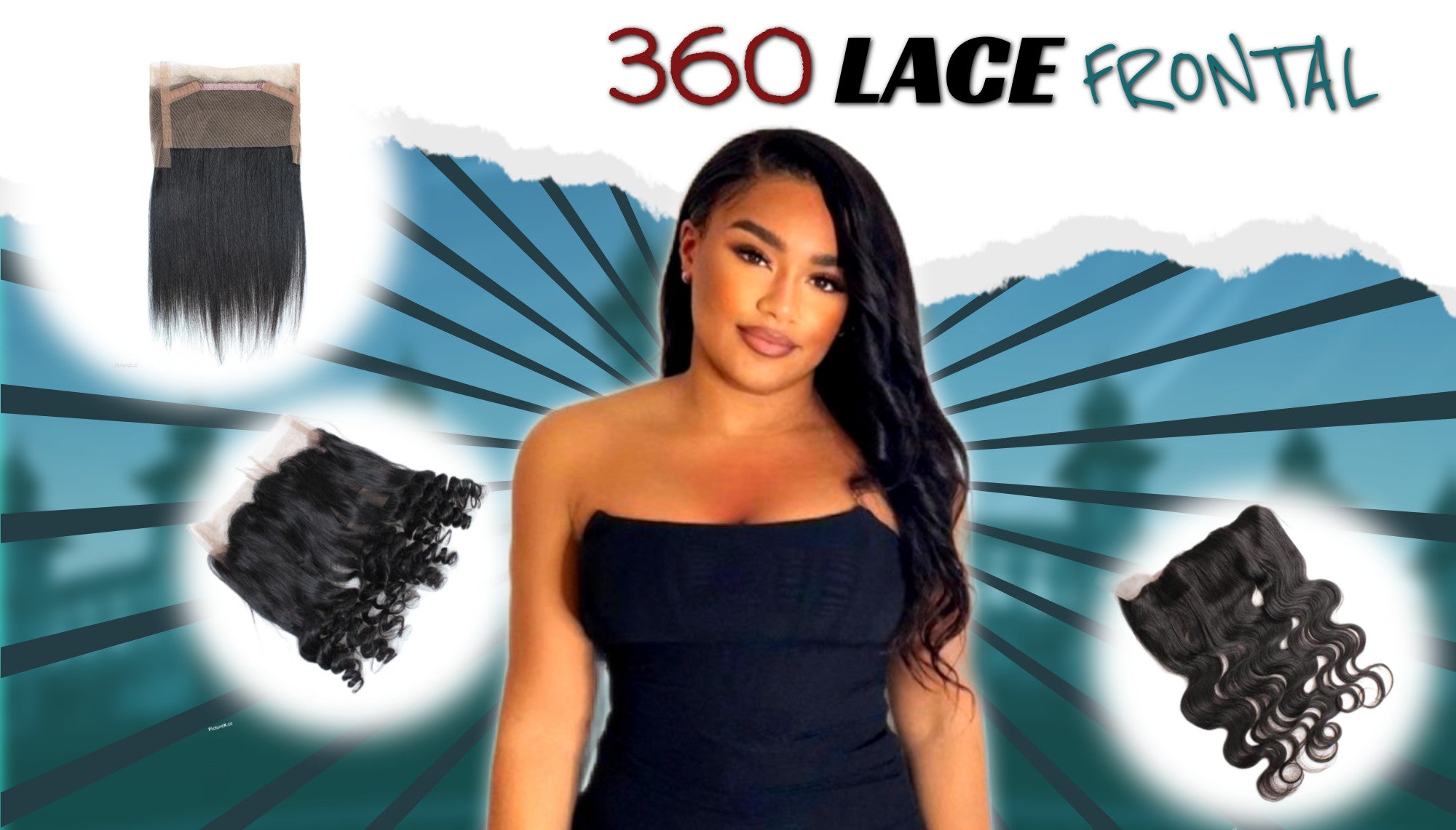 Lace Frontal 360° REMY HAIR