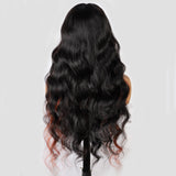 13x4 Lace Body Wave 1B/GINGER 200% pré-découpé, pré-éclairci, sans colle