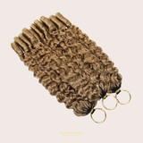 Extensions Feather Weft B-Curly – Mèches fines à nouer 27# B-Curly