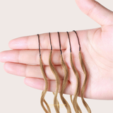 Extensions Feather Weft B-Curly – Mèches fines à nouer 27# B-Curly