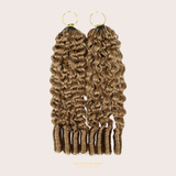 Extensions Feather Weft B-Curly – Mèches fines à nouer 27# B-Curly