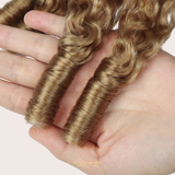 Extensions Feather Weft B-Curly – Mèches fines à nouer 27# B-Curly
