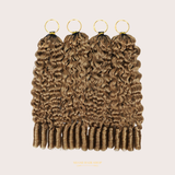 Extensions Feather Weft B-Curly – Mèches fines à nouer 27# B-Curly