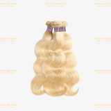 3 Paquets de Tissage Body Wave Brun Foncé ou Blond Platine Blond Platine 300G - 3 pièces