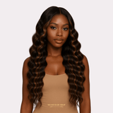 Tissage Loose Deep | Chatain Méché Blond | P4/27#