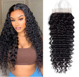 3 Paquets de Tissage Dégradé + Closure Deep Wave