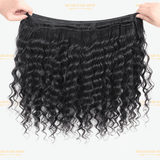 3 Paquets de Tissage + Lace Frontal Deep Wave 13x4