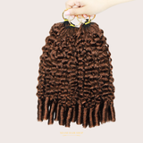 Extensions Feather Weft B-Curly – Mèches fines à nouer 30# B-Curly