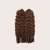 Extensions Feather Weft B-Curly – Mèches fines à nouer 30# B-Curly