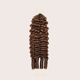 Extensions Feather Weft B-Curly – Mèches fines à nouer 30# B-Curly