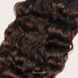 Extensions Feather Weft B-Curly – Mèches fines à nouer 4# B-Curly
