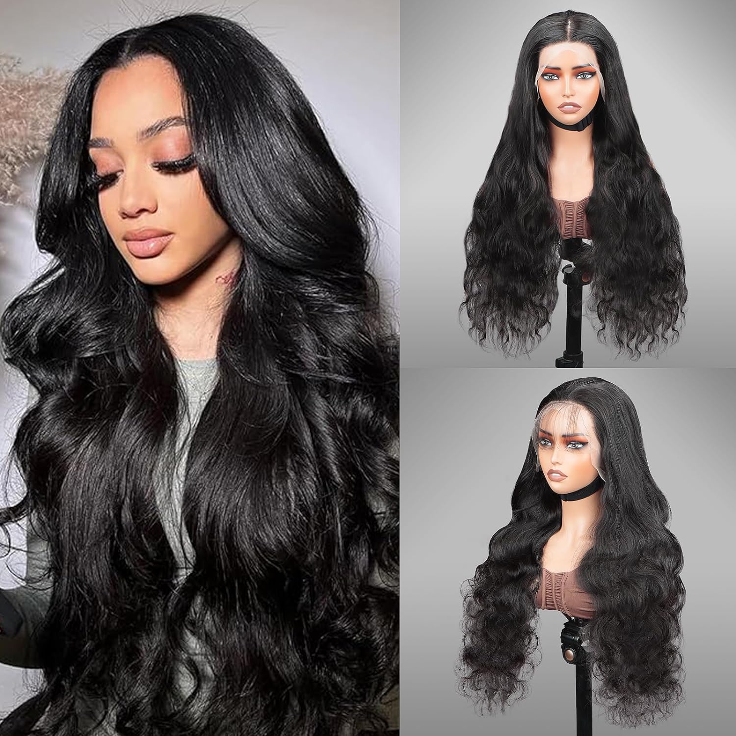 5x5 Lace Wigs Body Wave 150 glass Miami Hair Shop