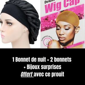 LOT FRANCE NEW Prédécoupé Bobo Wig Front Lace 13x4"+ Pixie Curly 13x1