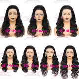 Perruques Lace Cheveux Naturels Body Wave Sur Mesure