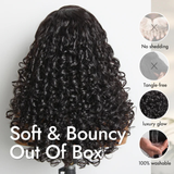 Bouncy Curls – Perruque Bouclée Sans Colle 5x5 Dégradée (Densité 180%)
