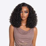 Bouncy Curls – Perruque Bouclée Sans Colle 5x5 Dégradée (Densité 180%)