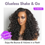 Bouncy Curls – Perruque Bouclée Sans Colle 5x5 Dégradée (Densité 180%)