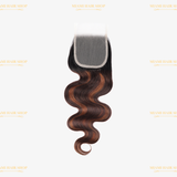 Closure Body Wave | Chatain Méché | T1B4/30# 4x4