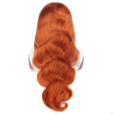 Front lace 13x4" Body Wave Ginger / Blond Platine