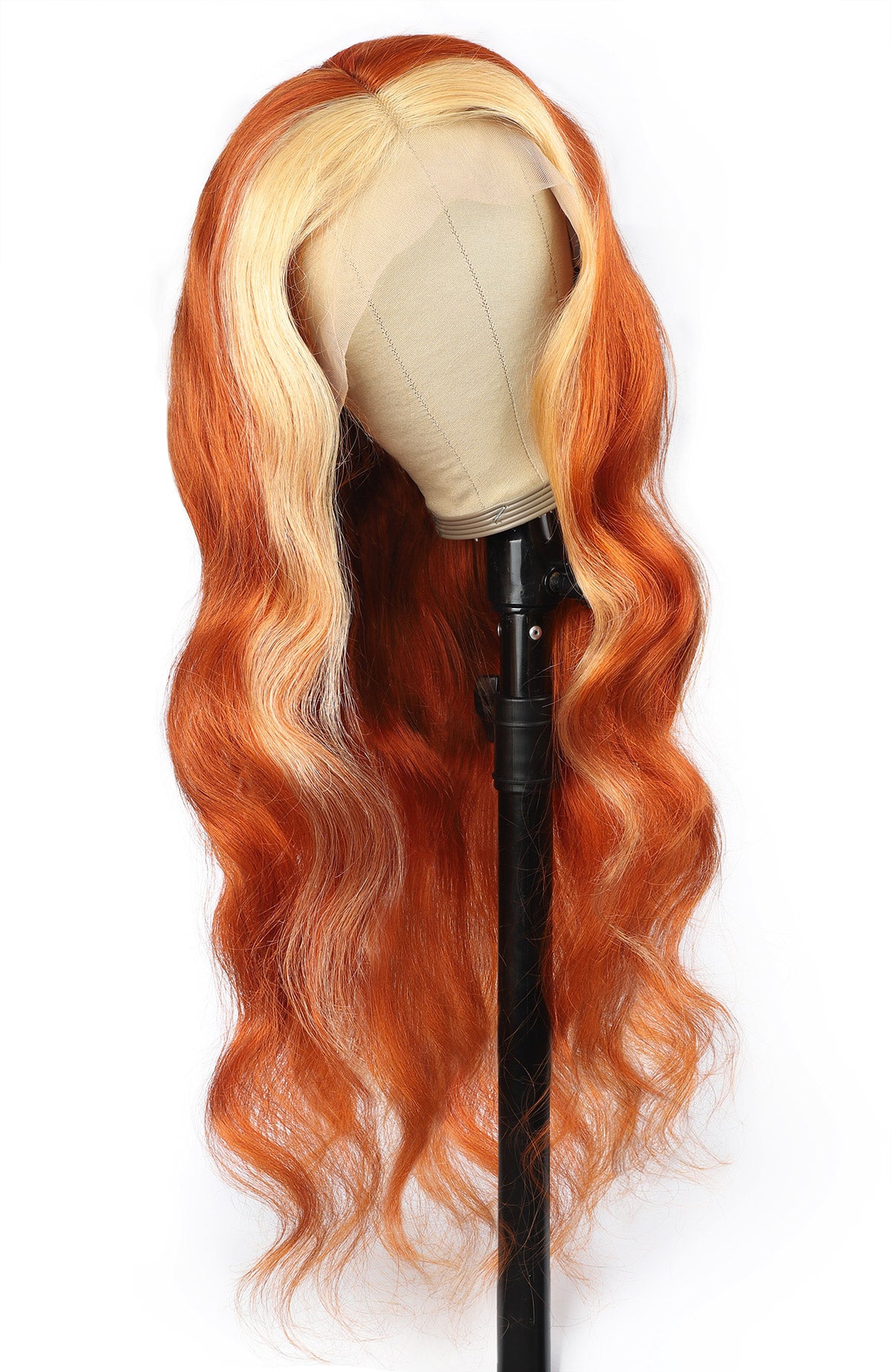 Front lace 13x4" Body Wave Ginger / Blond Platine