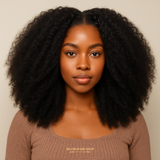 Perruque HD Miami HairFlex 7x6 Afro Curly Densité 250%