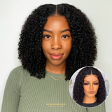 Perruque HD Miami HairFlex 7x6 Kinky Curly Densité 250%