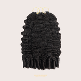 Extensions Feather Weft B-Curly – Mèches fines à nouer