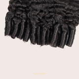 Extensions Feather Weft B-Curly – Mèches fines à nouer