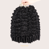 Extensions Feather Weft B-Curly – Mèches fines à nouer