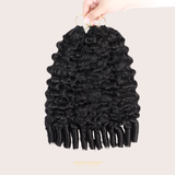 Extensions Feather Weft B-Curly – Mèches fines à nouer