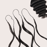 Extensions Feather Weft Deep Wave – Mèches fines à nouer
