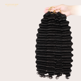 Extensions Feather Weft Deep Wave – Mèches fines à nouer