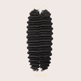 Extensions Feather Weft Deep Wave – Mèches fines à nouer