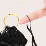 Extensions Feather Weft Deep Wave – Mèches fines à nouer