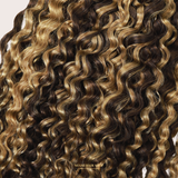 Extensions Feather Weft B-Curly – Mèches fines à nouer P4 27# B-Curly