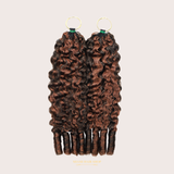 Extensions Feather Weft B-Curly – Mèches fines à nouer P4 30# B-Curly