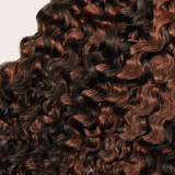 Extensions Feather Weft B-Curly – Mèches fines à nouer P4 30# B-Curly