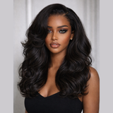 Perruque 7x6 Butterfly Cut Body Wave - Sans Colle - Taille Unique Ajustable