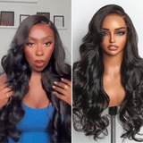 Perruque 7x6 Butterfly Cut Body Wave - Sans Colle - Taille Unique Ajustable