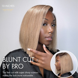 Perruque Bob Sans Colle Blond Cendré Ombré