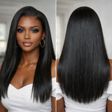 Perruque Yaki Straight Sans Colle 13x6 PreMax