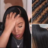 Perruque Yaki Straight Sans Colle 13x6 PreMax