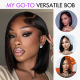 Silky Blunt Cut Bob – Glueless 13x4 PreMax