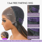 Silky Straight – Glueless 13x4 PreMax