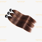 Tissage Straight | Chatain Méché | T1B4/30#