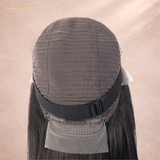 Prédécoupé Front lace 13x4" Deep Wave Brun Foncé « prêt-à-porter »