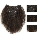 Kit Extensions à Clips Afro Curly Chocolat 120 gr
