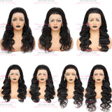 Perruques Lace Cheveux Naturels Body Wave - 4x4, 13x4, 13x6, 12“ à 24“