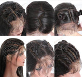 Front lace 13x4" Deep Wave Brun Foncé